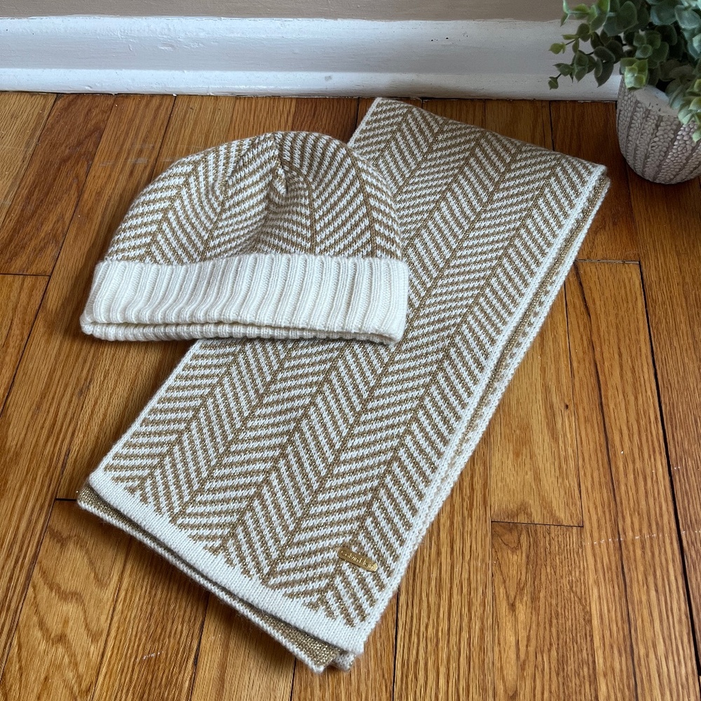 Calvin Klein Scarf & Hat Set